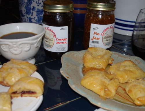Cherry Butter Pockets and Figgie Cheese Bites