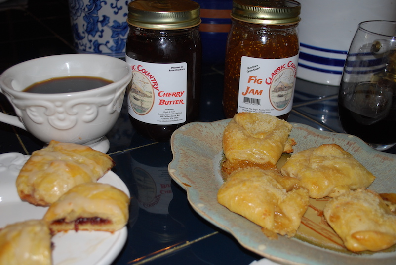 Classic Country Foods Cherry Butter pockets and Fig Jam cheese bites