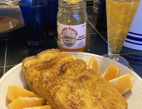 Brunch French Toast with Orange Marmalade Syrup