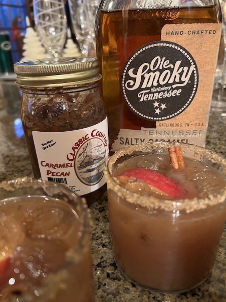 Caramel Pecan Apple Butter Old Fashioned Cocktail